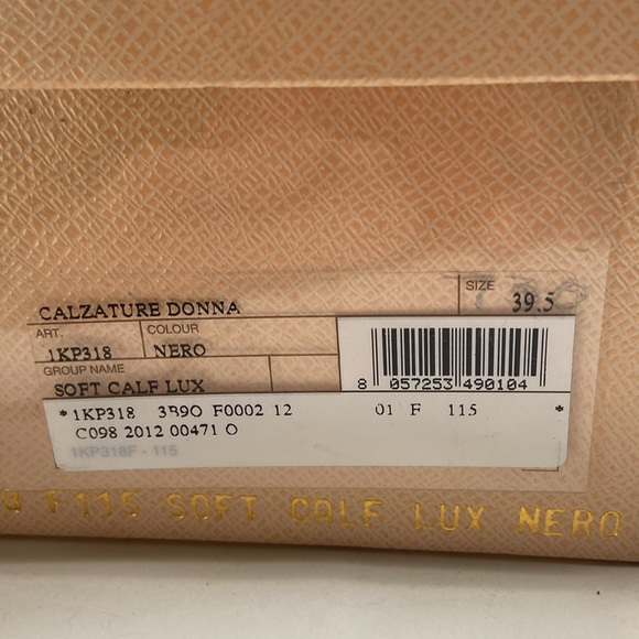 PRADA CAlZATUURE DONNA BOOTIES NERo authentic with certificate from RA for you - Picture 9 of 14